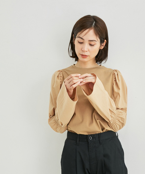 「LE CERCLE par rope'」 長袖カットソー FREE ブラック レディース_画像4