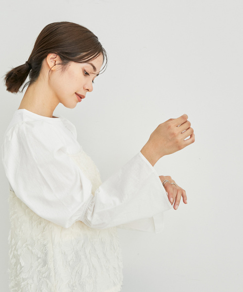 「LE CERCLE par rope'」 長袖カットソー FREE ブラック レディース_画像7