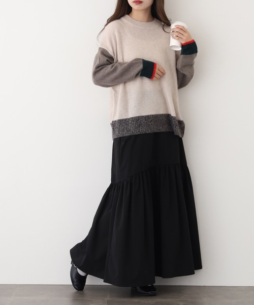 EGLANTINE（エグランティーヌ） ニット セーター ヤク配色ニット