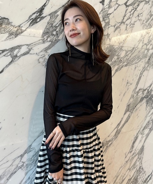 anuansブラックM anuans（アニュアンス） 長袖カットソー FREE ブラック レディース