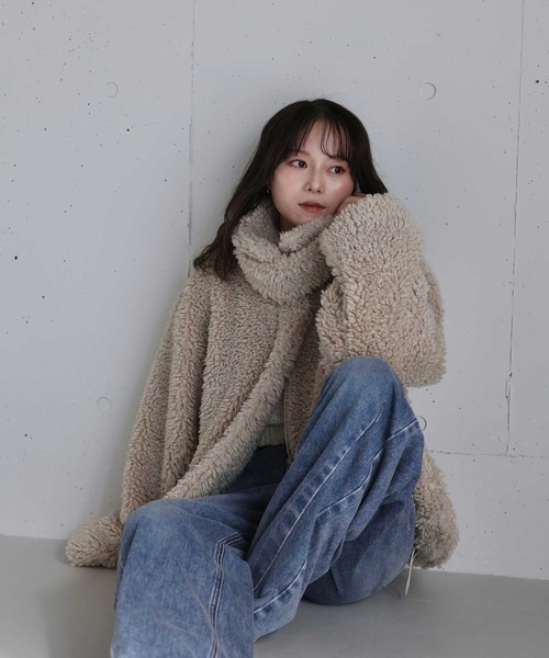 Reurie'（レウリィ） コート アウター オリジナルダブルジップファー