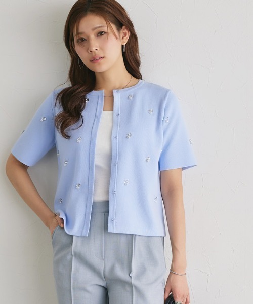 「Pierrot」 カーディガン L ブラック レディース_画像6