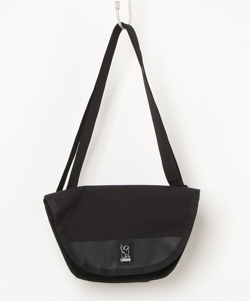 SiM×CHROMEコラボショルダーバッグ CHROME（クローム） ワンポイントショルダーバッグ - ブラック メンズ