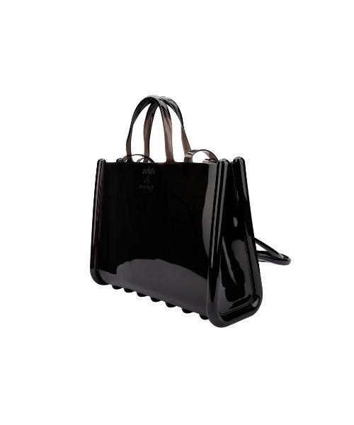 「melissa」 2WAYバッグ FREE ブラック レディース_画像4