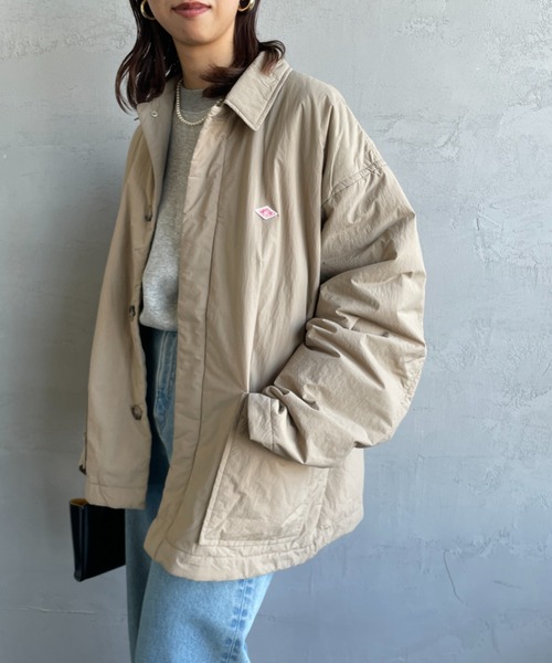 DANTON ダントン ベージュ ジャケット レディース Danton（ダントン） ジャケット L ベージュ レディース : ZOZOTOWN