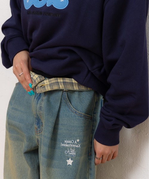 kaoyorinakami ジーンズ starpunch denim pants / スターパンチデニム