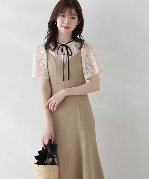 「PROPORTION BODY DRESSING」 半袖ブラウス MEDIUM ダークグレー レディース_画像9