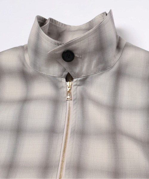 CULLNI（クルニ） シャツ Ombre Check Half Zip Layerd Collar