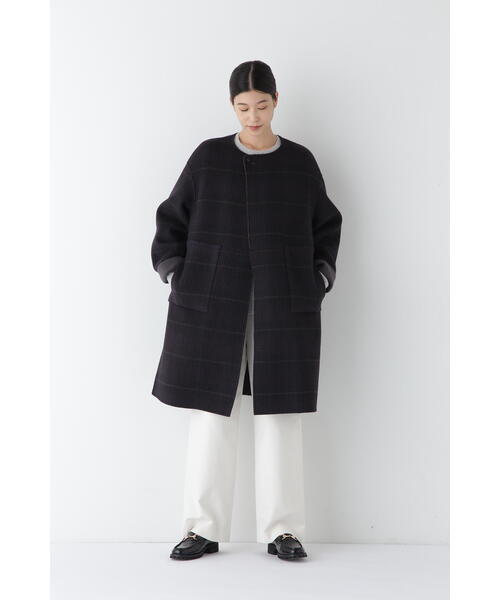 「human woman」 長袖ニット MEDIUM グレー レディース_画像4