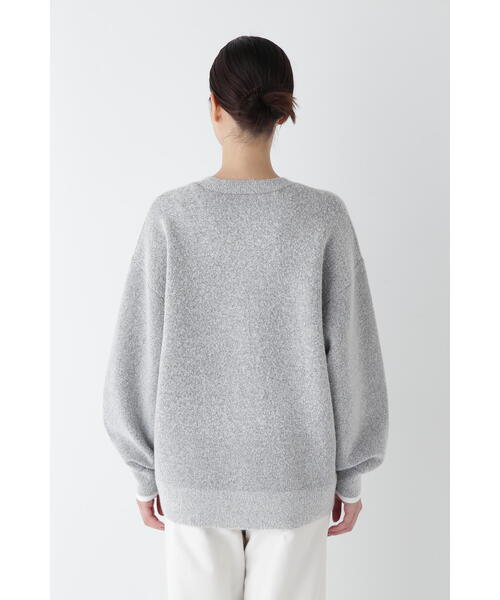 「human woman」 長袖ニット MEDIUM グレー レディース_画像8