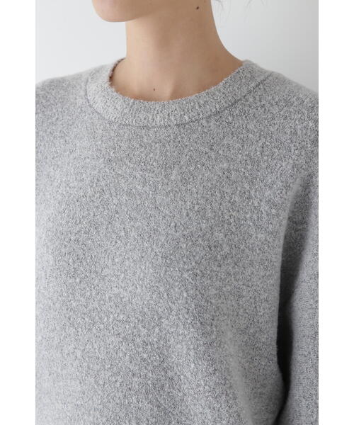 「human woman」 長袖ニット MEDIUM グレー レディース_画像9