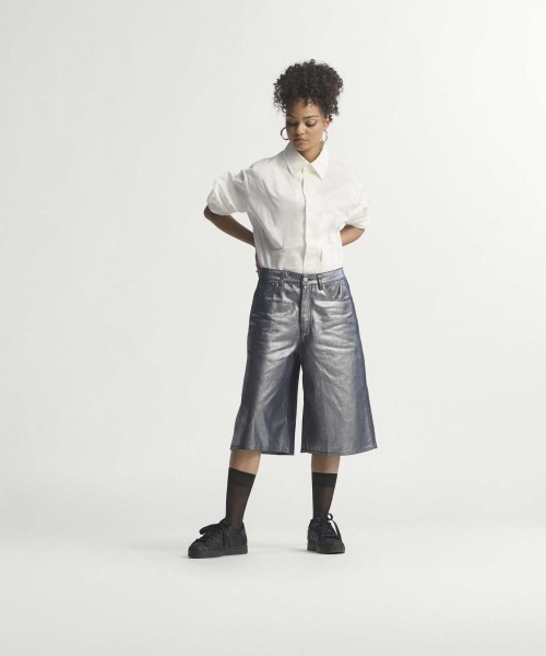 adidas（アディダス） ワイドパンツ ジーンズ デニム デニムパンツ