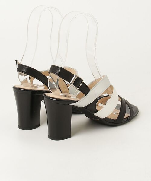 「MODE KAORI」 ヒールサンダル 24cm ブラック レディース_画像2