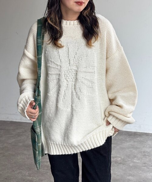 「CPCM」 長袖ニット SMALL アイボリー レディース_画像7