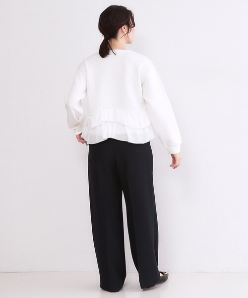 OPAQUE.CLIP（オペークドットクリップ） tシャツ 裾フリルドッキング