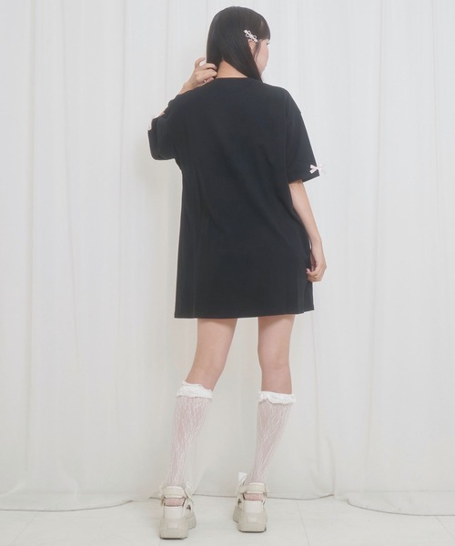 「Honey Cinnamon」 半袖Tシャツ FREE ホワイト レディース_画像3