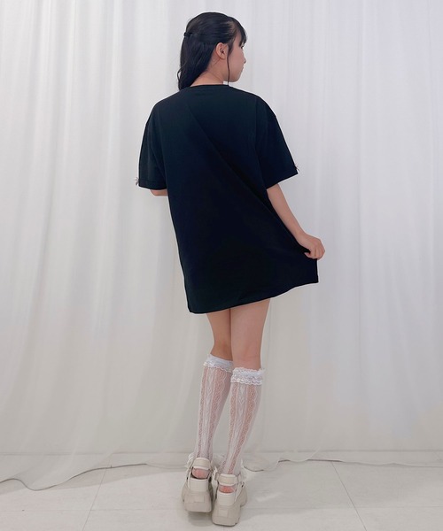 「Honey Cinnamon」 半袖Tシャツ FREE ホワイト レディース_画像6