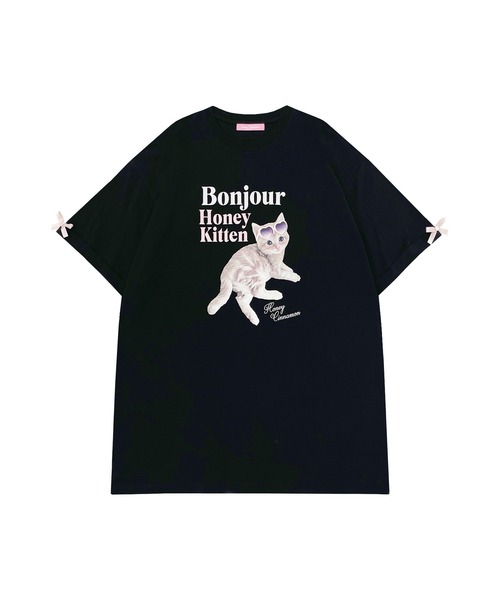 「Honey Cinnamon」 半袖Tシャツ FREE ホワイト レディース_画像7