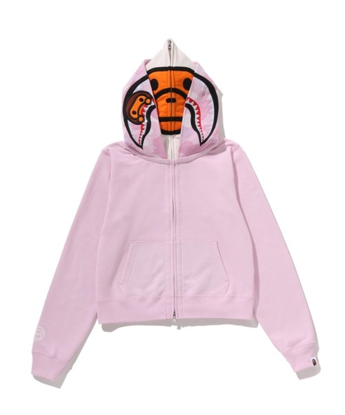 A BATHING APE（アベイシングエイプ） パーカー MILO SHARK CROPPED