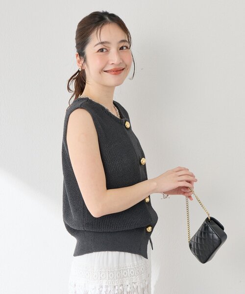 試着のみ！ギマコットンニット　ラブティックボンボン La boutique Bonbon（ラブティックボンボン） ニット セーター