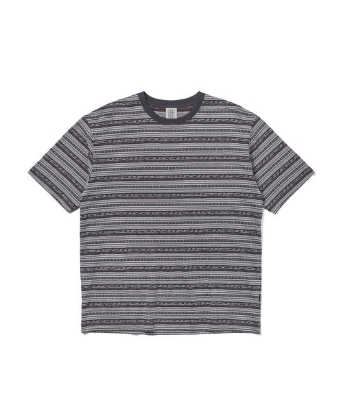 トップス YES YESEYESEE（イエスアイシー） tシャツ Y.E.S Jacquard Stripe Tee