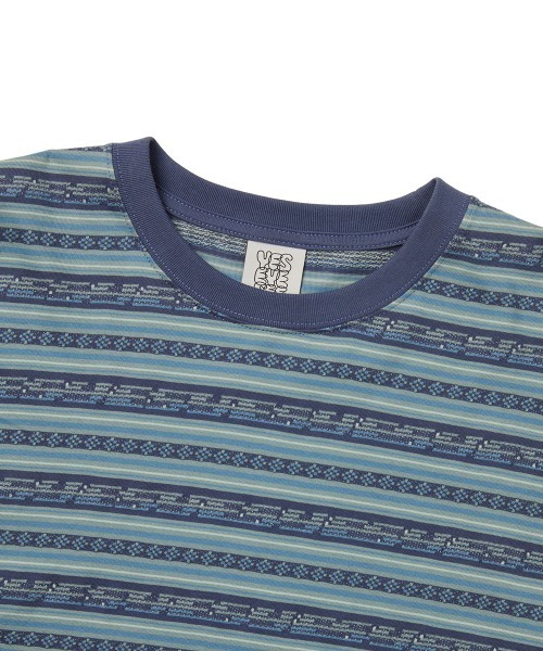 YESEYESEE（イエスアイシー） tシャツ Y.E.S Jacquard Stripe Tee