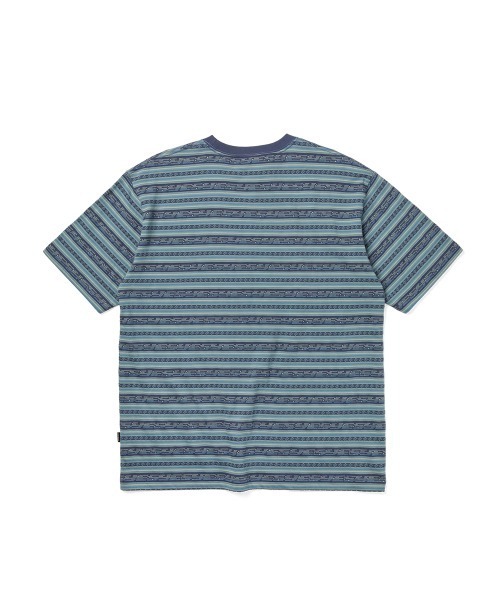 YESEYESEE（イエスアイシー） tシャツ Y.E.S Jacquard Stripe Tee