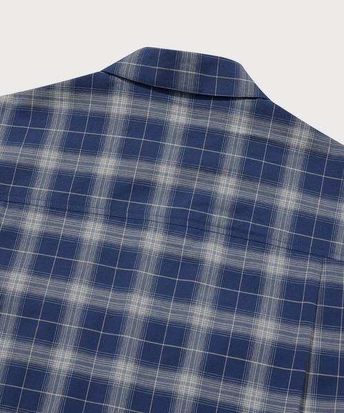 COVERNAT（カバーナット） ポロシャツ OMBRE CHECK SHIRT メンズ 
