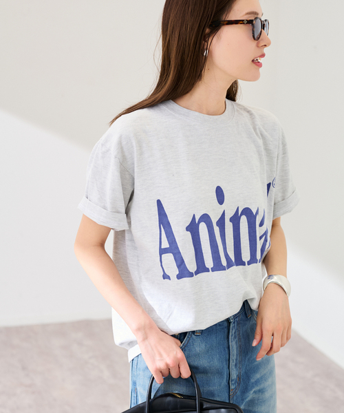 FRAMeWORK（フレームワーク） tシャツ STUDIO ANIMALS 別注Animals Let
