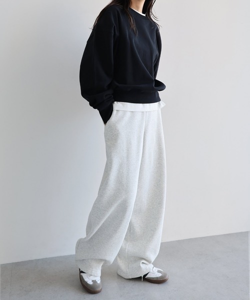 「ANME」 スウェットパンツ L ブラック レディース_画像2