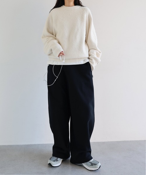「ANME」 スウェットパンツ L ブラック レディース_画像4