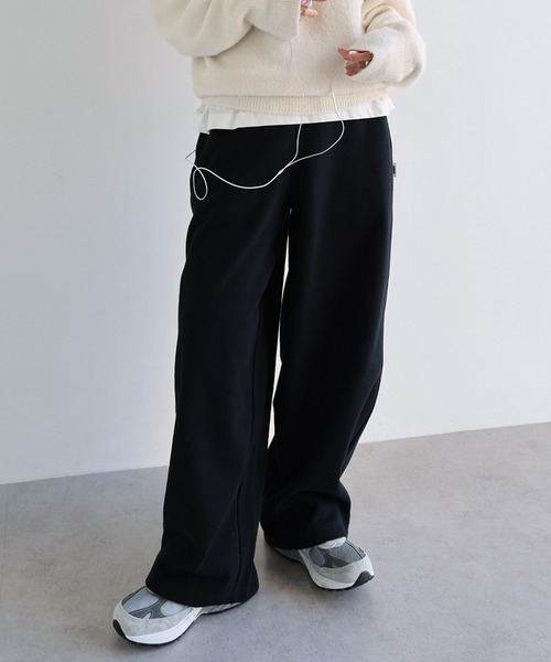 「ANME」 スウェットパンツ L ブラック レディース_画像5