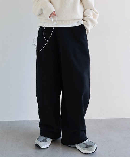「ANME」 スウェットパンツ L ブラック レディース_画像8
