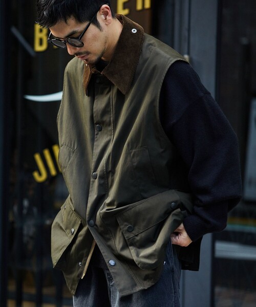 Barbour（バブアー） ベスト 38 オリーブ メンズ : ZOZOTOWN Yahoo!店