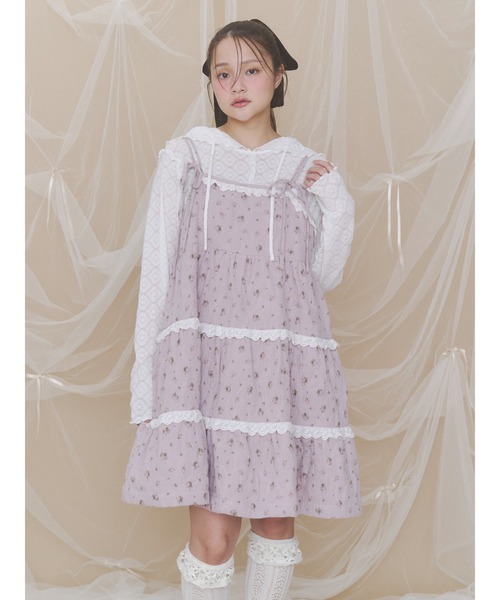merry jenny（メリージェニー） ワンピース お花キルティングキャミ