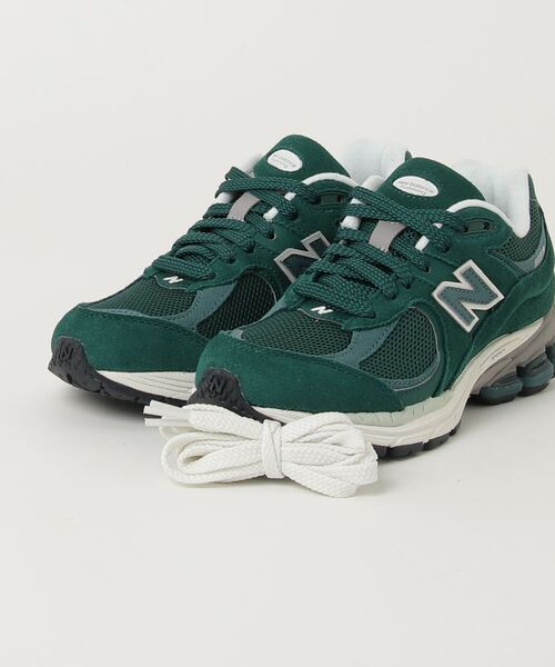 「New Balance」 ローカットスニーカー 24.5cm グリーン レディース_画像5