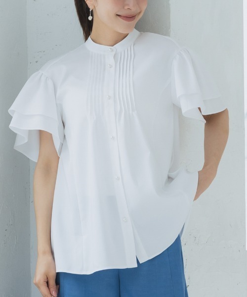 Sono（ソーノ） ブラウス シャツ 半袖 「SONO/ソーノ」フローラル