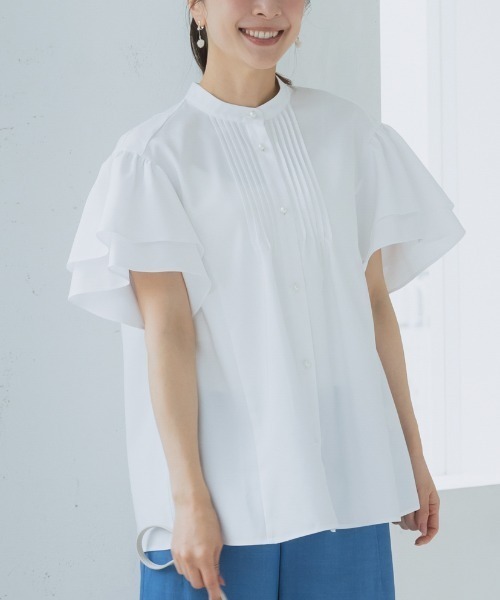 Sono（ソーノ） ブラウス シャツ 半袖 「SONO/ソーノ」フローラル