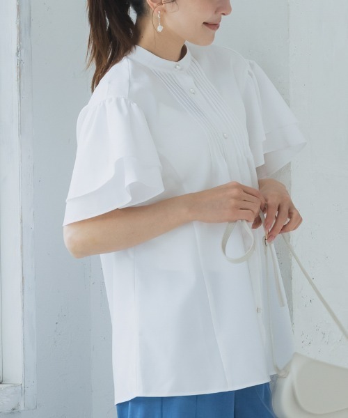Sono（ソーノ） ブラウス シャツ 半袖 「SONO/ソーノ」フローラル