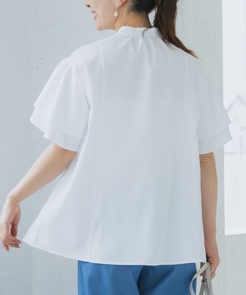 ブラウス シャツ 半袖 「SONO/ソーノ」フローラルスリーブブラウス レディース | Sono | 05