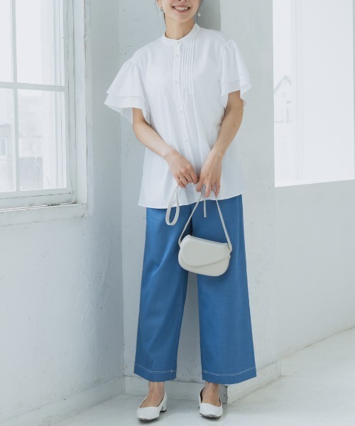 ブラウス シャツ 半袖 「SONO/ソーノ」フローラルスリーブブラウス レディース | Sono | 07