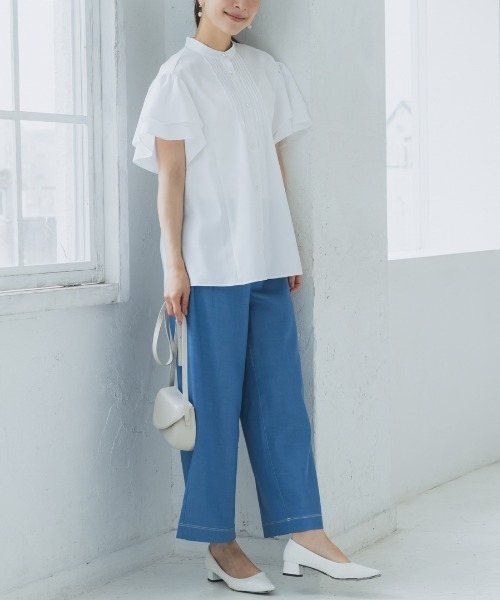 Sono（ソーノ） ブラウス シャツ 半袖 「SONO/ソーノ」フローラル