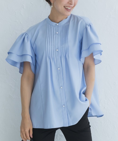 Sono（ソーノ） ブラウス シャツ 半袖 「SONO/ソーノ」フローラル