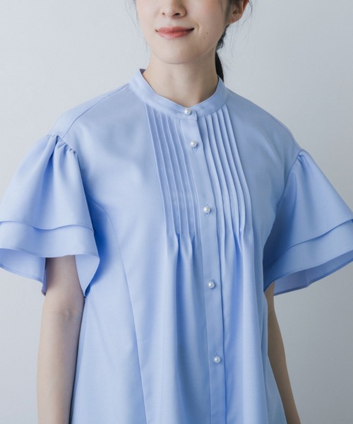 Sono（ソーノ） ブラウス シャツ 半袖 「SONO/ソーノ」フローラル