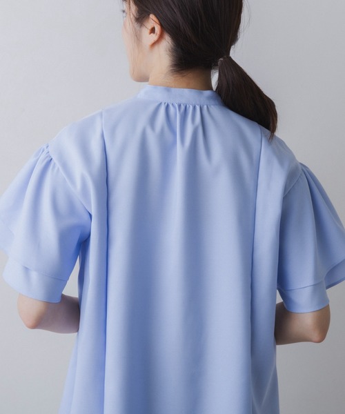 ブラウス シャツ 半袖 「SONO/ソーノ」フローラルスリーブブラウス レディース | Sono | 20