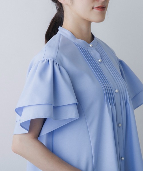 Sono（ソーノ） ブラウス シャツ 半袖 「SONO/ソーノ」フローラル