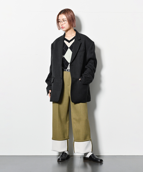 「CITYSHOP」 テーラードジャケット 36 ブラック レディース_画像7