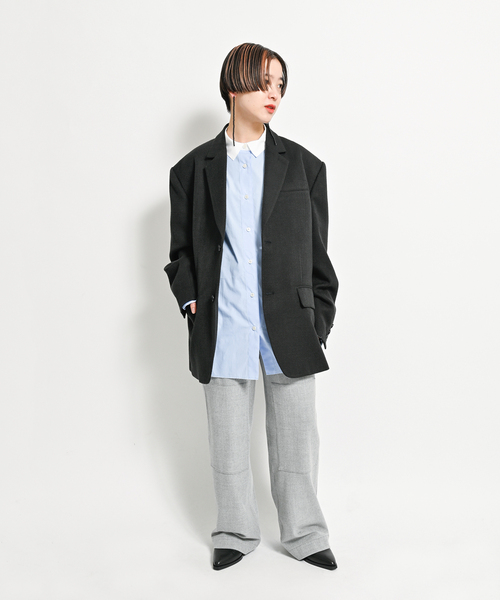 「CITYSHOP」 テーラードジャケット 36 ブラック レディース_画像8