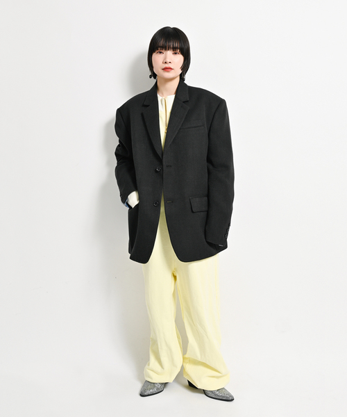 「CITYSHOP」 テーラードジャケット 36 ブラック レディース_画像9