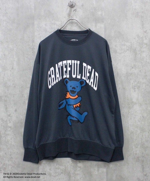 「Grateful Dead」 スウェットカットソー X-LARGE チャコール メンズ_画像5
